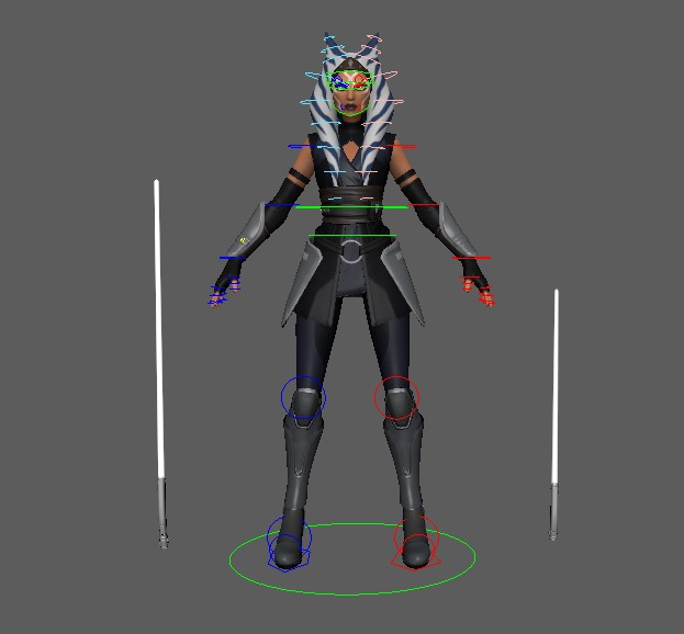 Rigging I did of Ahsoka for a class